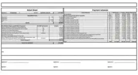 Danube Breez cost sheet preview